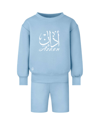 Personalised Arabic Oversized Sweatshirt & Short Set