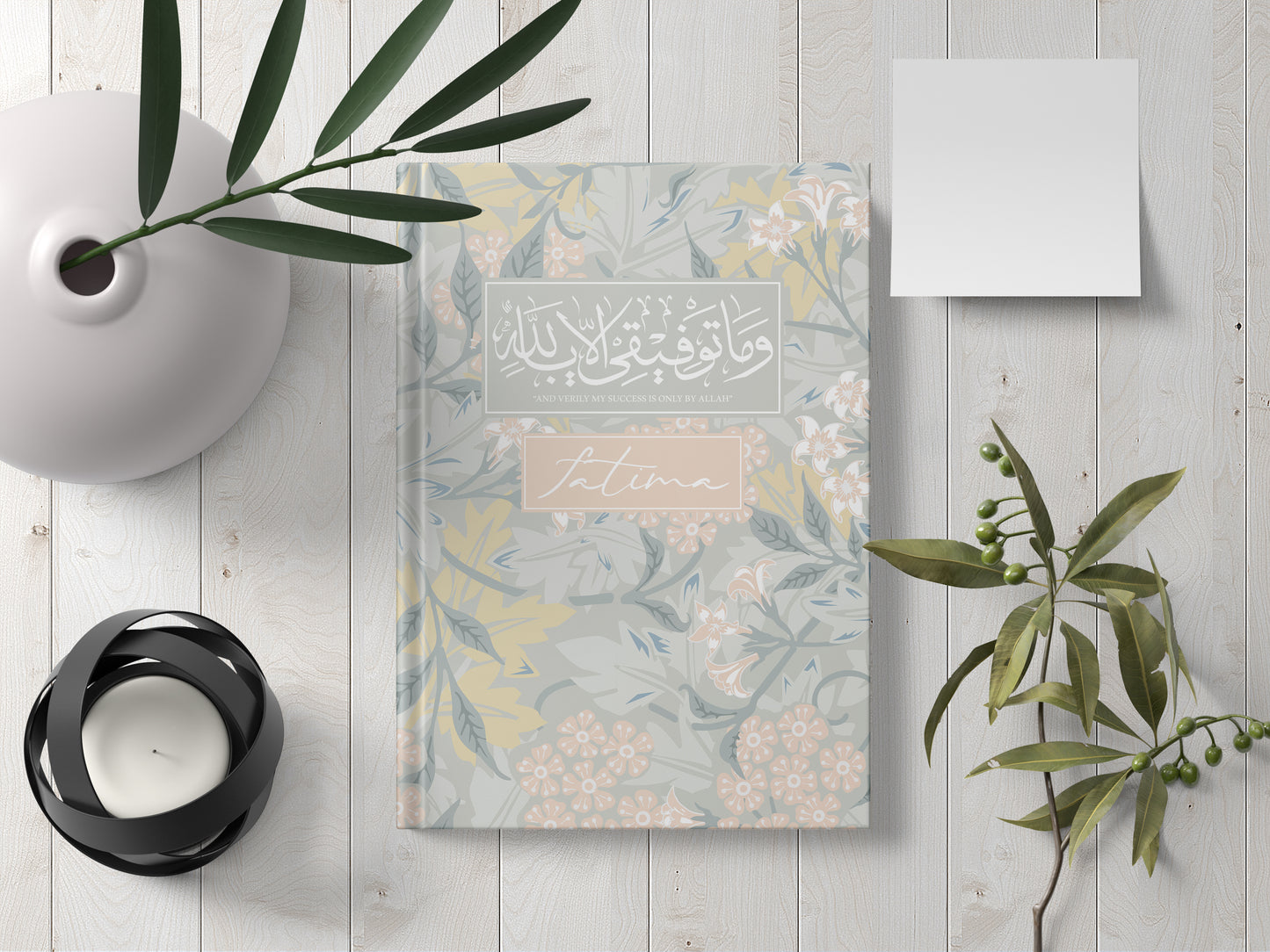 Personalised Hardback Journal Botanical