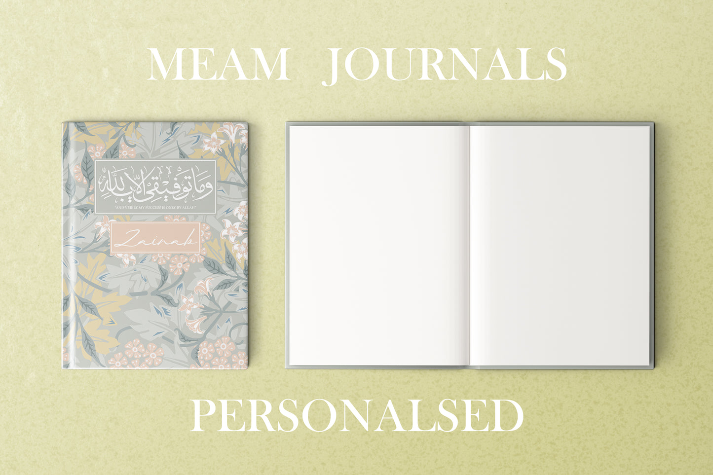 Personalised Hardback Journal Botanical