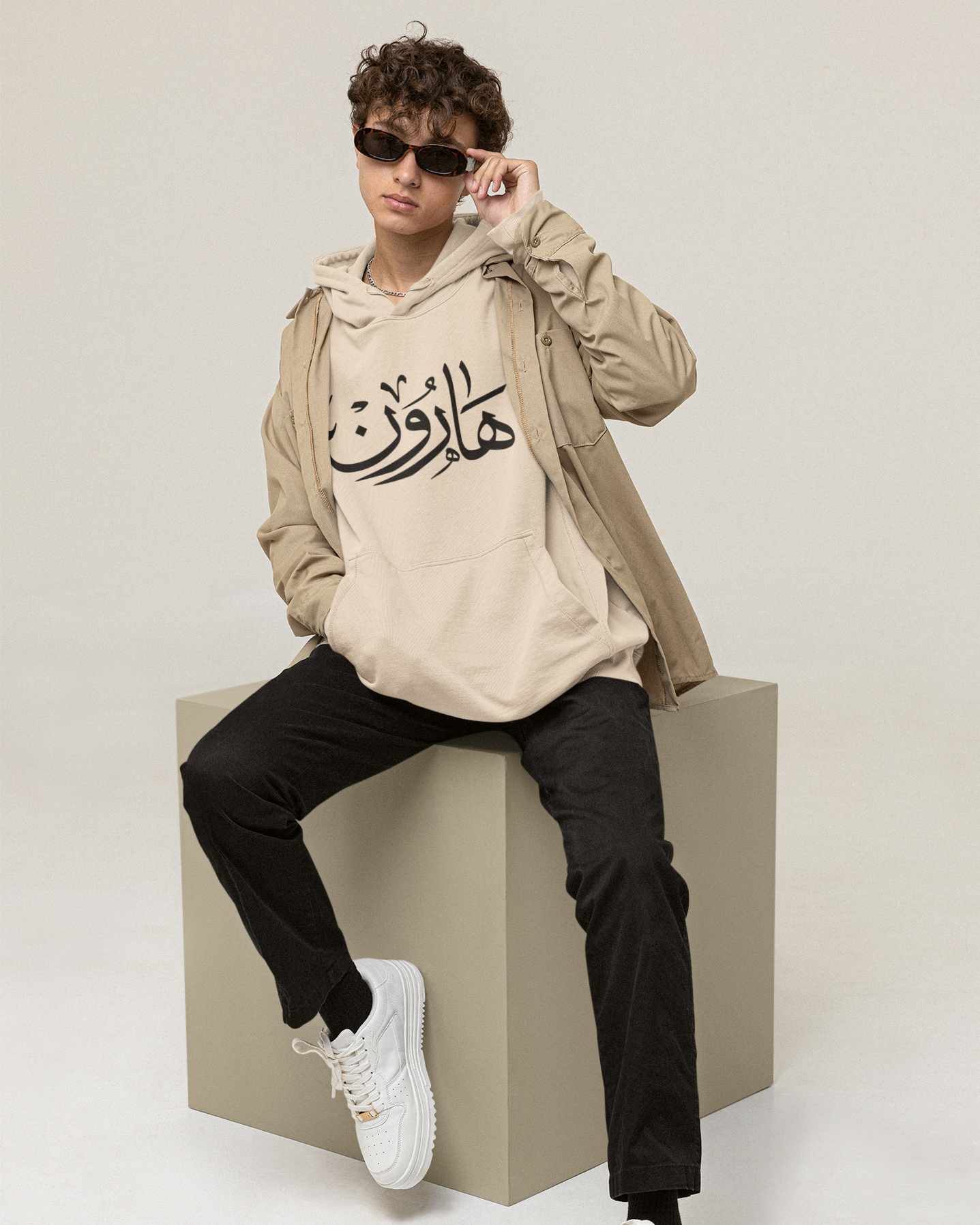 Personalised Arabic Thuluth Hoodie (Large Arabic Only)