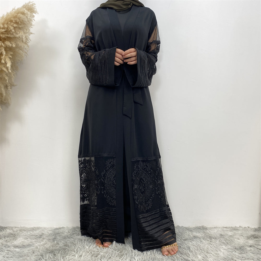 *PRE-ORDER* Modest Ramadan Eid Lacey Abaya (More Colours)