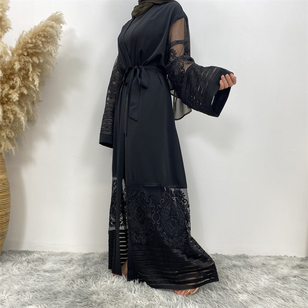 *PRE-ORDER* Modest Ramadan Eid Lacey Abaya (More Colours)