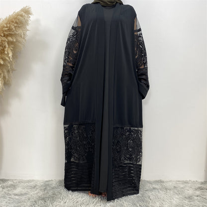 *PRE-ORDER* Modest Ramadan Eid Lacey Abaya (More Colours)