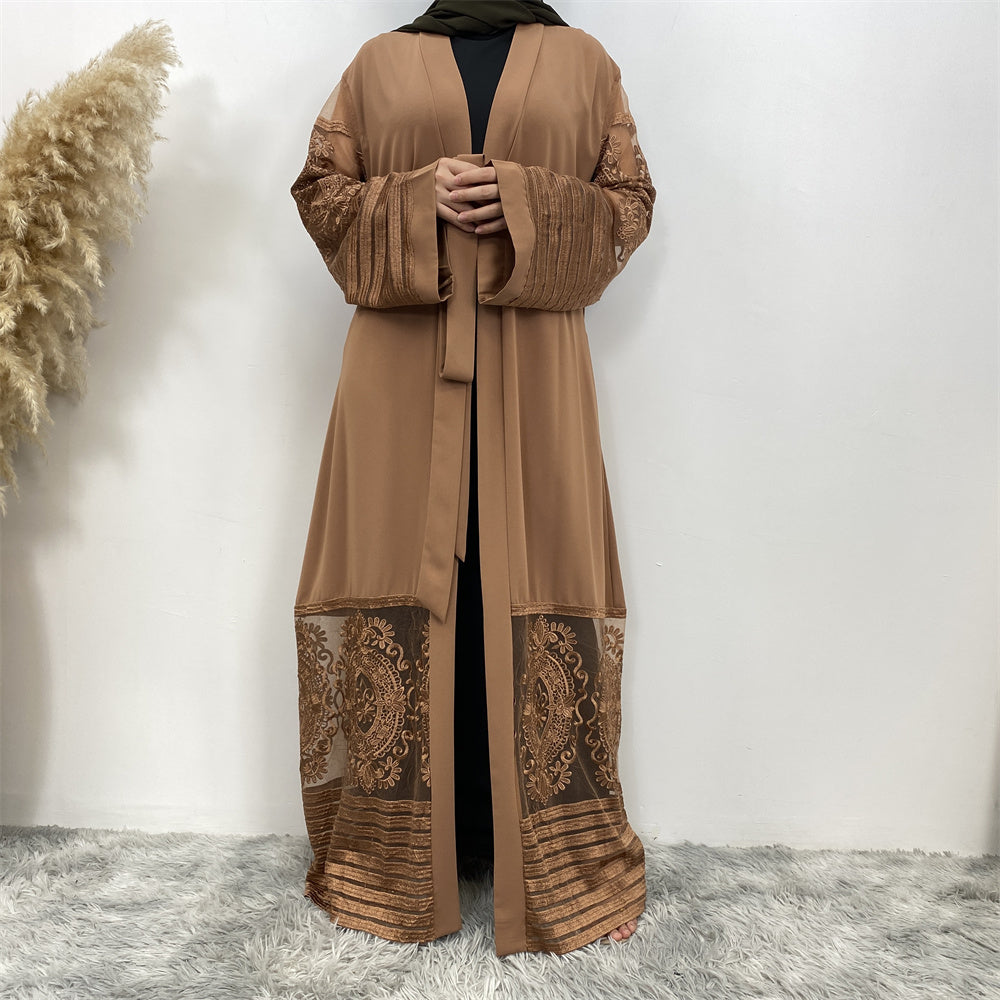 *PRE-ORDER* Modest Ramadan Eid Lacey Abaya (More Colours)