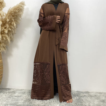 *PRE-ORDER* Modest Ramadan Eid Lacey Abaya (More Colours)