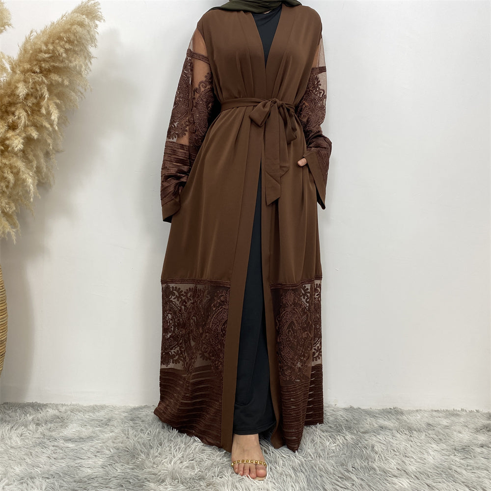 *PRE-ORDER* Modest Ramadan Eid Lacey Abaya (More Colours)