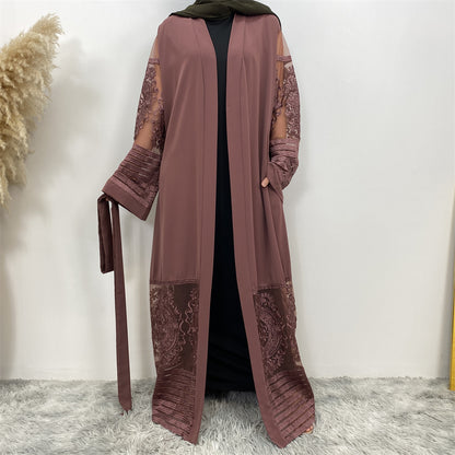 *PRE-ORDER* Modest Ramadan Eid Lacey Abaya (More Colours)