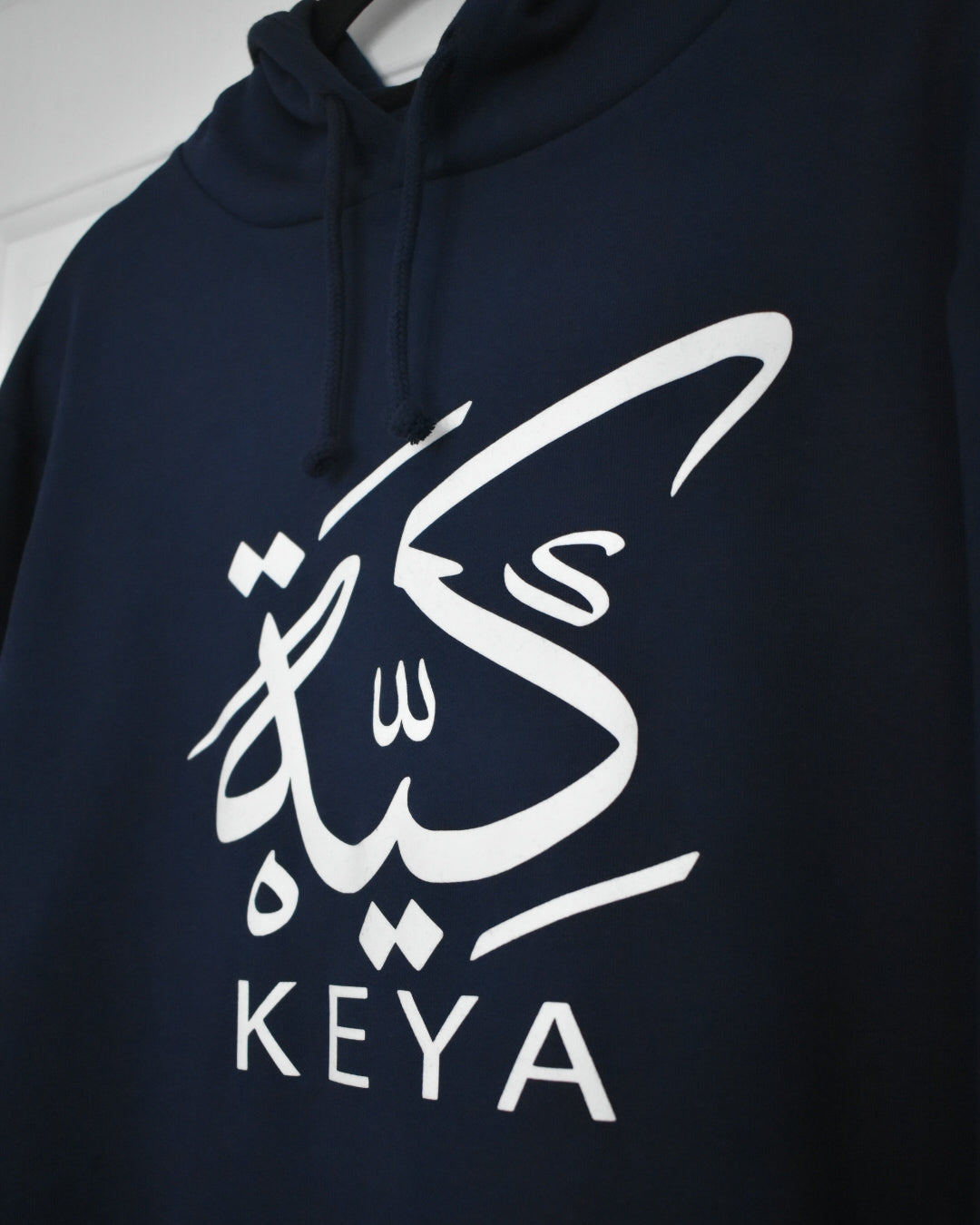 Custom NAVY BLUE Adult Arabic Hoodie