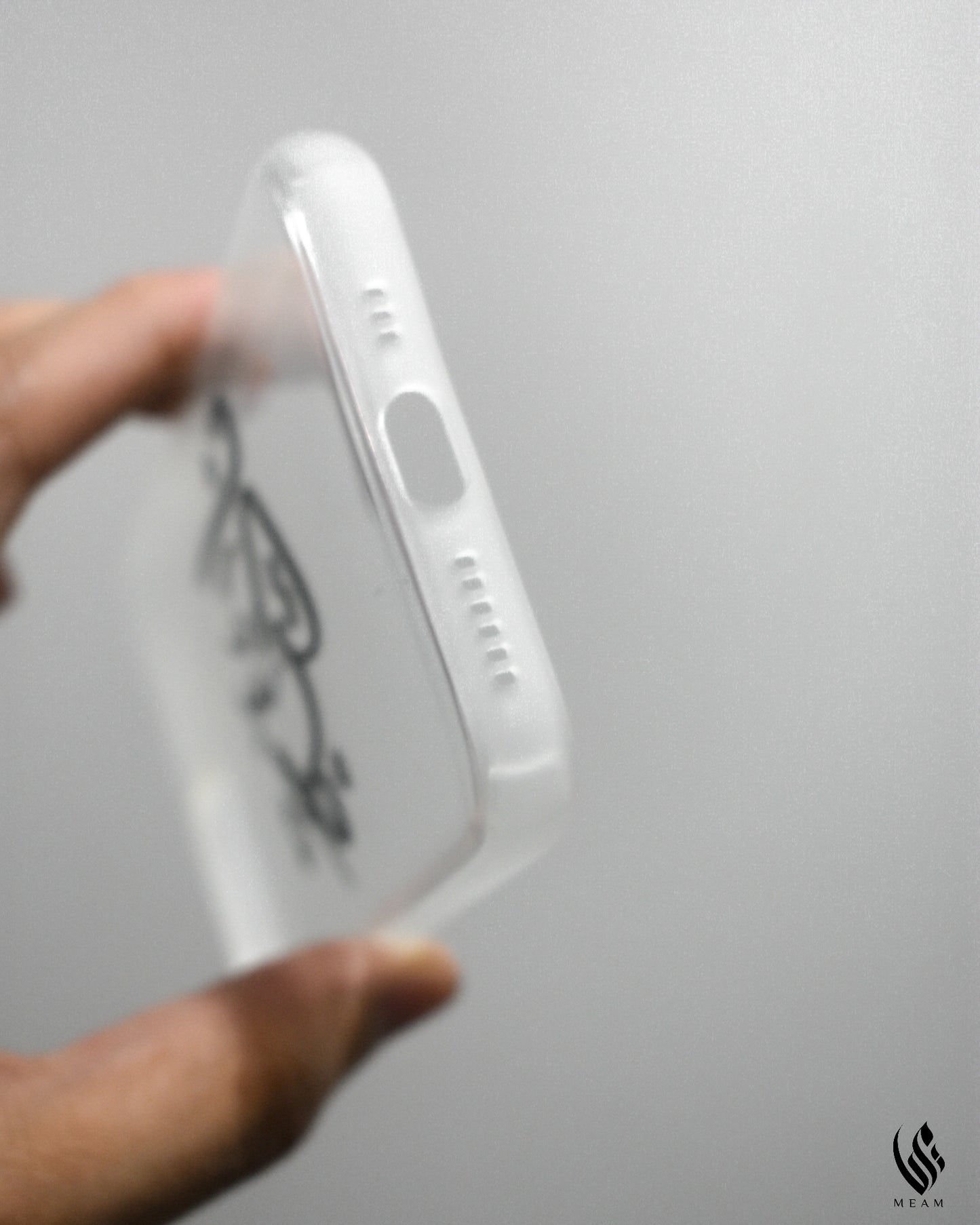 Custom iPhone Clear Bumper Case (Arabic)