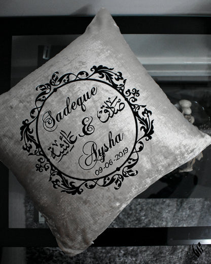 Custom Love-Couple Ornament Pillow Case (More Colours Available)