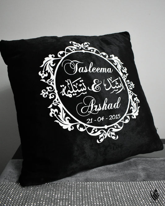 Custom Love-Couple Ornament Pillow Case (More Colours Available)