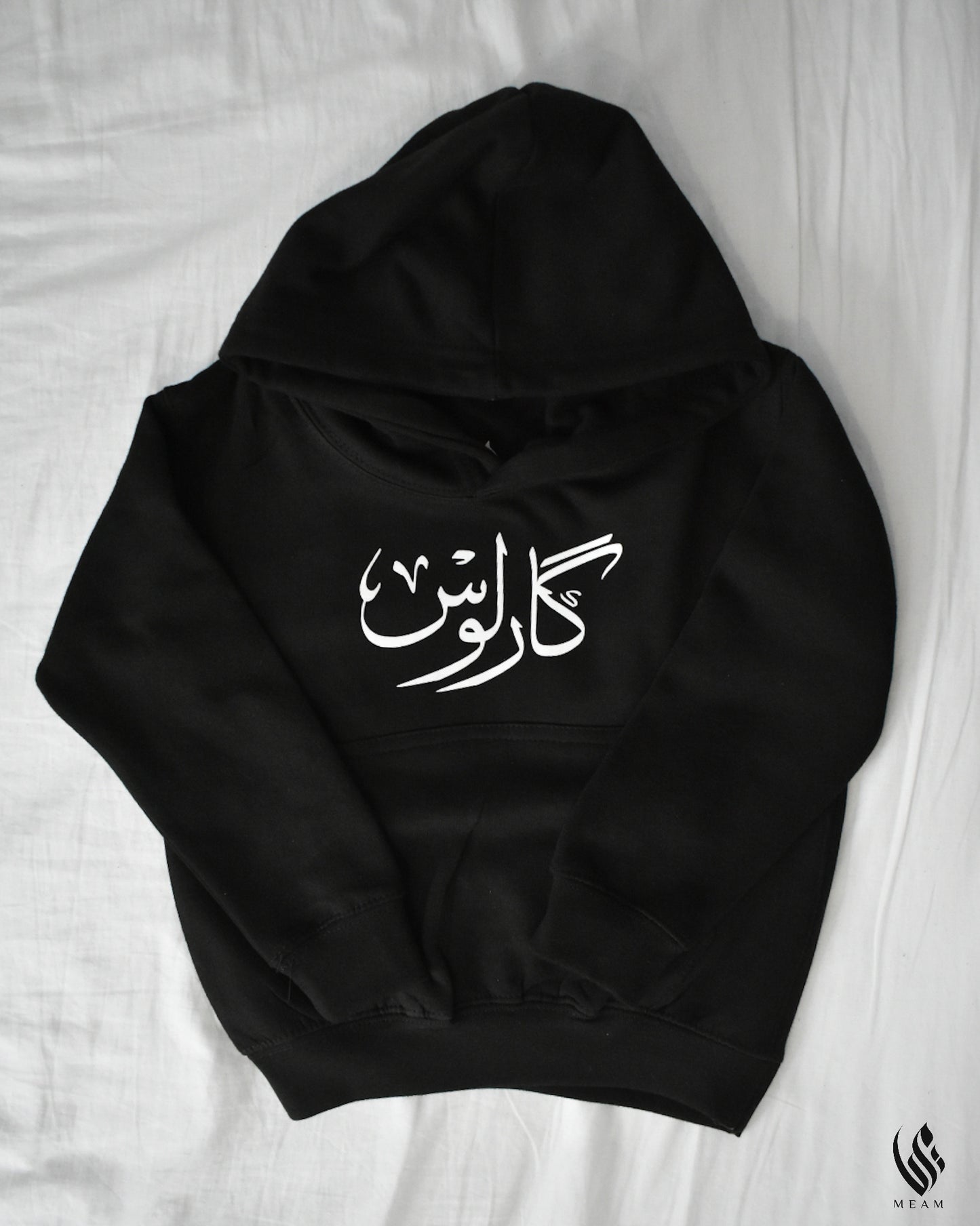 Custom BLACK Kids Hoodie-Tracksuit