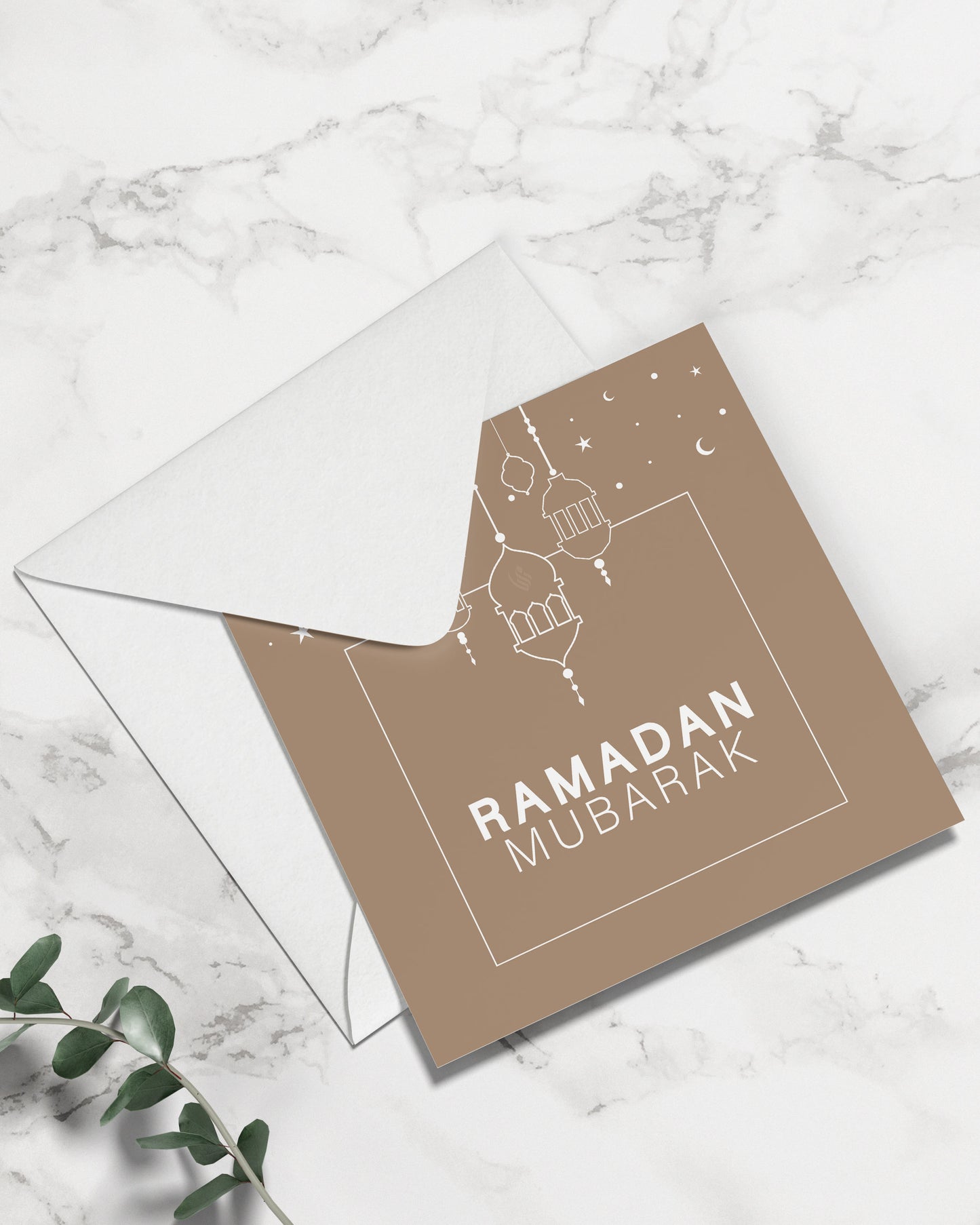 Luxury Ramadan Mubarak Lantern Greeting Card