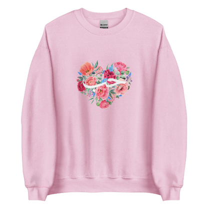 Floral Love Heart Hubb Sweatshirt